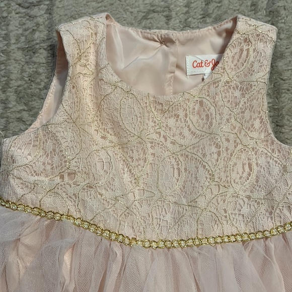 18 M Pink and Gold Dress - Picture 2 of 6